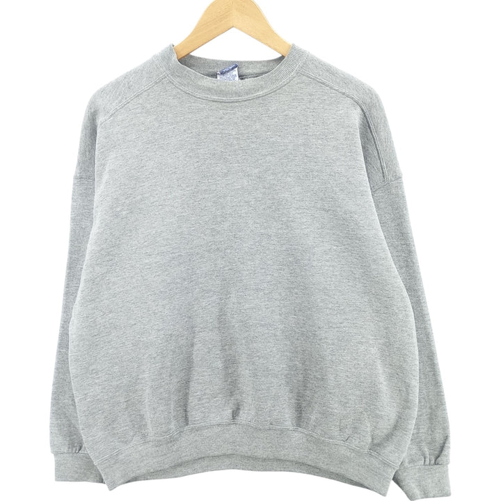 Vintage 90'S BIKE plain blank sweatshirt, made in the USA, men's size XL polyester gray type Vintage Second Hand