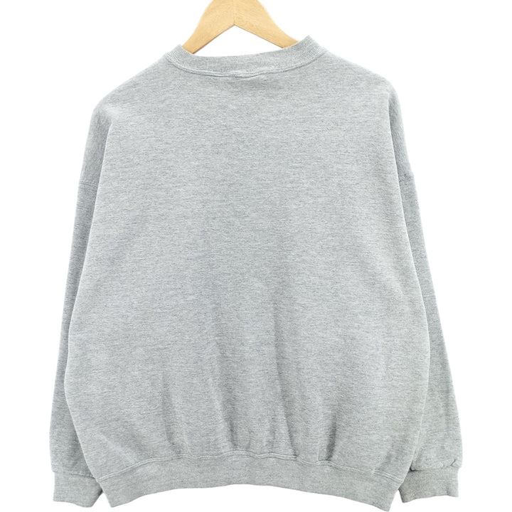 Vintage 90'S BIKE plain blank sweatshirt, made in the USA, men's size XL polyester gray type Vintage Second Hand