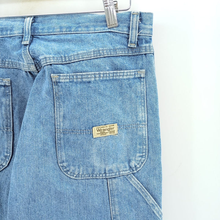 Wrangler HERO Denim Painter Pants, Men's, Size W32 cotton blue type Vintage Second Hand
