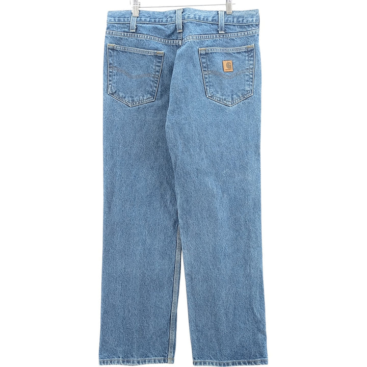 Carhartt Relaxed Fit Straight Denim Pants, Men's, Size 35 cotton blue type Vintage Second Hand