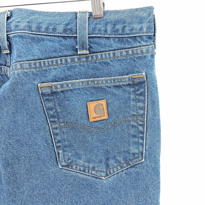 Carhartt Relaxed Fit Straight Denim Pants, Men's, Size 35 cotton blue type Vintage Second Hand