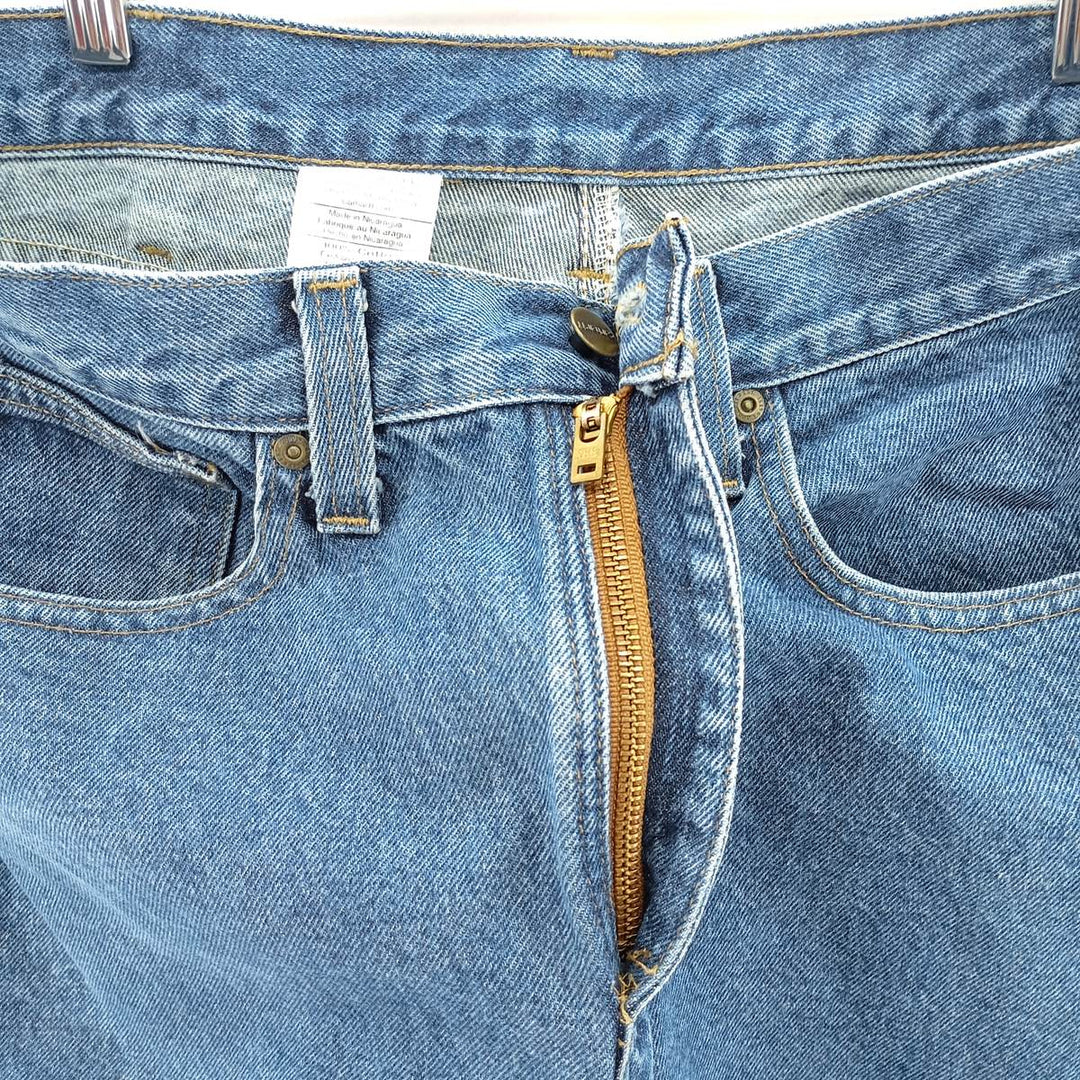 Carhartt Relaxed Fit Straight Denim Pants, Men's, Size 35 cotton blue type Vintage Second Hand