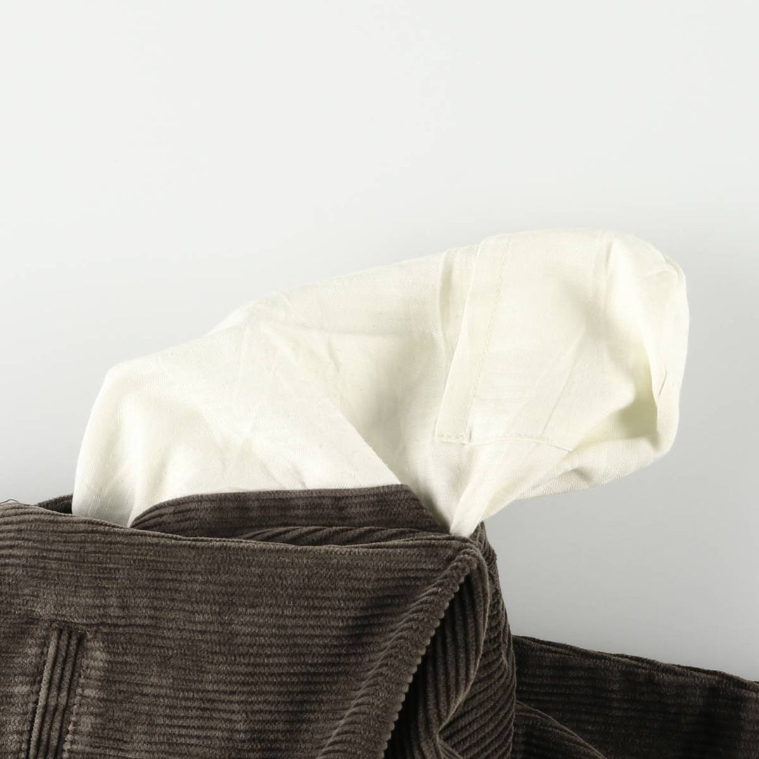 Brooks Brothers THOMPSON Two-pleat Corduroy Pants, Men's, Size W33 cotton brown type Vintage Second Hand