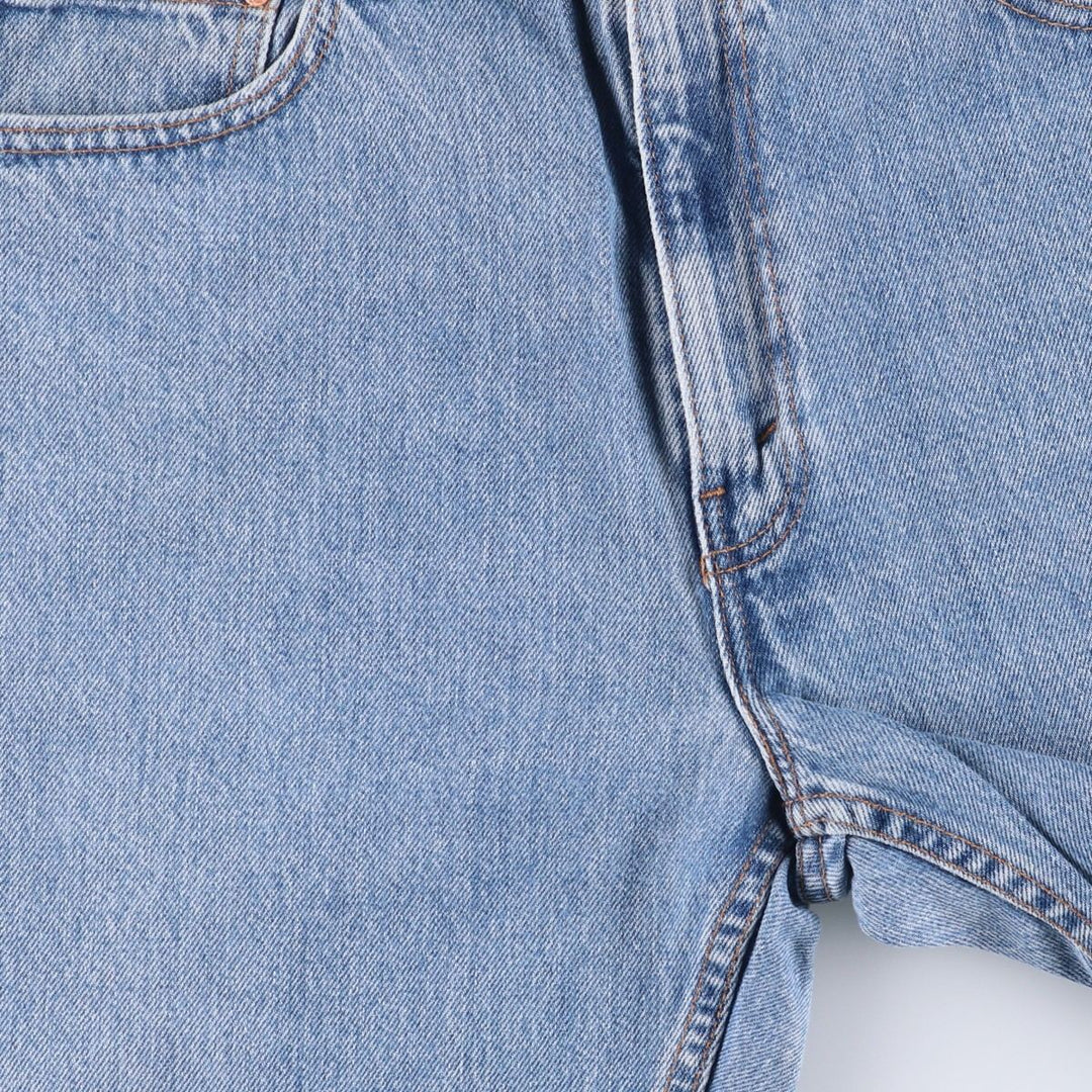 00'S Levi's 505 REGULAR FIT tapered denim pants for men, size w33 cotton Blue type light blue Vintage Second Hand
