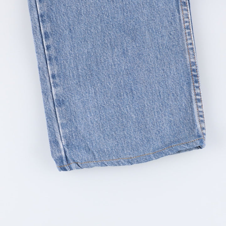 00'S Levi's 505 REGULAR FIT tapered denim pants for men, size w33 cotton Blue type light blue Vintage Second Hand