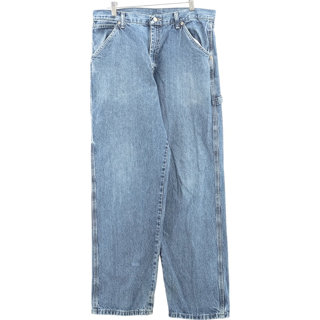 Wrangler Denim Painter Pants for Men, W33 equivalent cotton blue type Vintage Second Hand