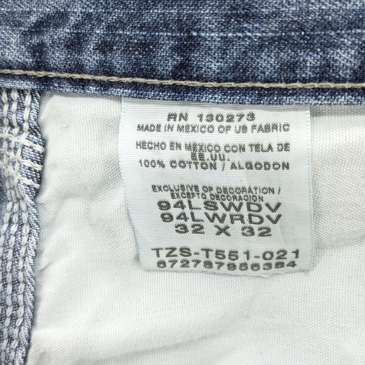 Wrangler Denim Painter Pants for Men, W33 equivalent cotton blue type Vintage Second Hand