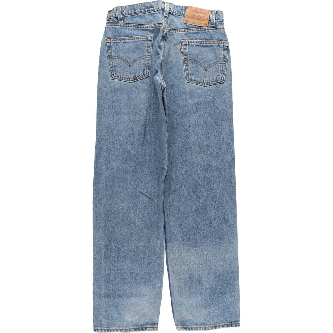 90'S Levi's 565-4891 Tapered Denim Pants, Made in USA, Men's, Size W32, Vintage cotton blue type Vintage Second Hand