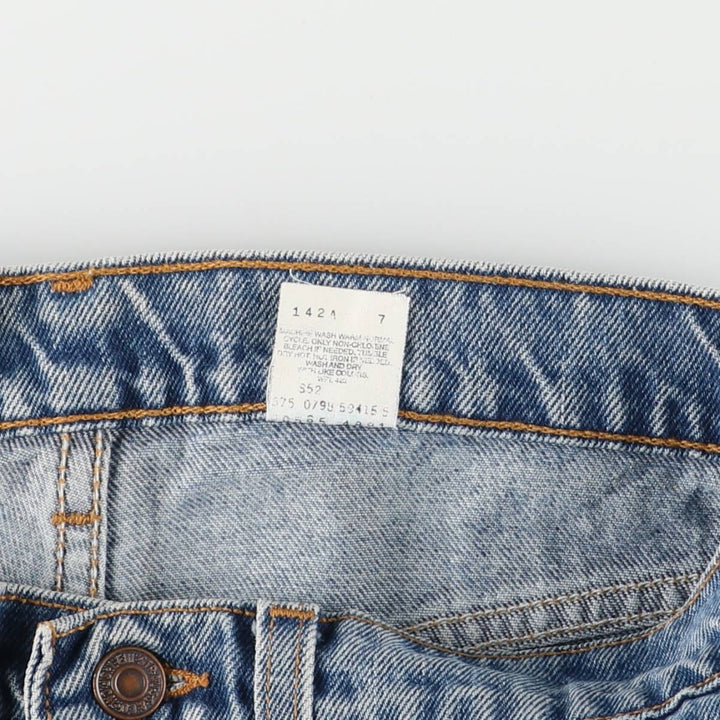 90'S Levi's 565-4891 Tapered Denim Pants, Made in USA, Men's, Size W32, Vintage cotton blue type Vintage Second Hand