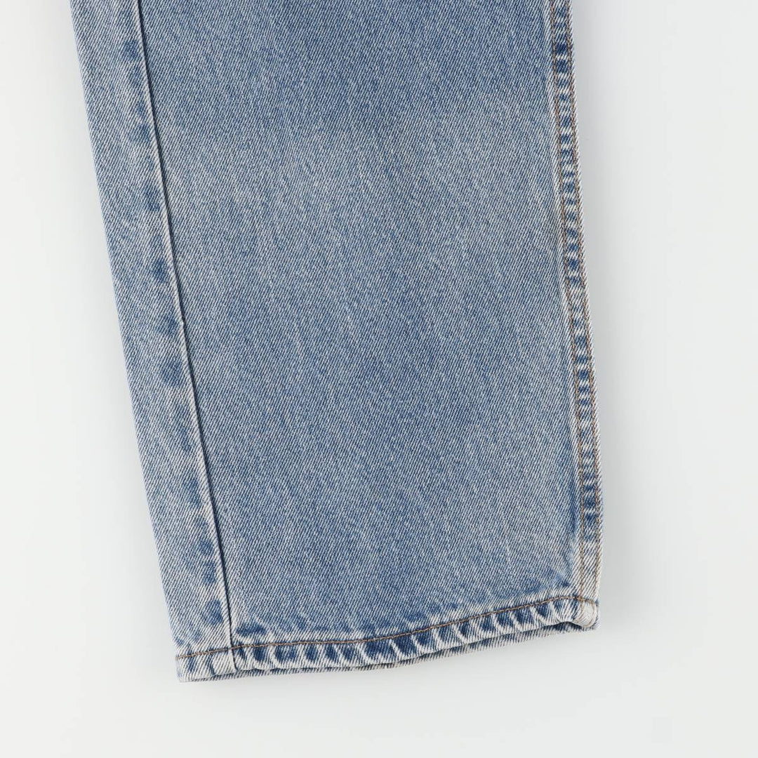 90'S Levi's 565-4891 Tapered Denim Pants, Made in USA, Men's, Size W32, Vintage cotton blue type Vintage Second Hand