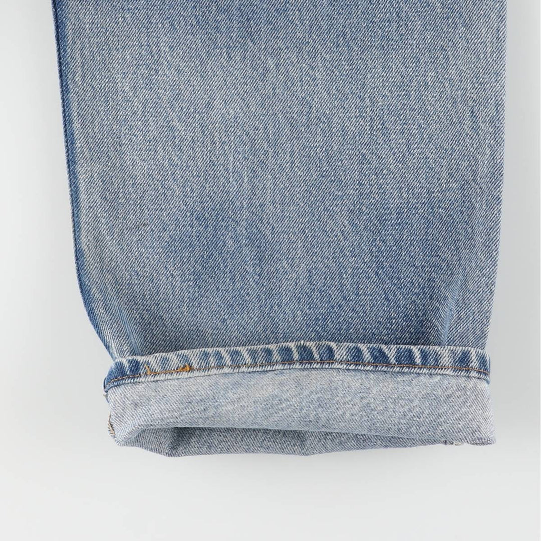 90'S Levi's 565-4891 Tapered Denim Pants, Made in USA, Men's, Size W32, Vintage cotton blue type Vintage Second Hand