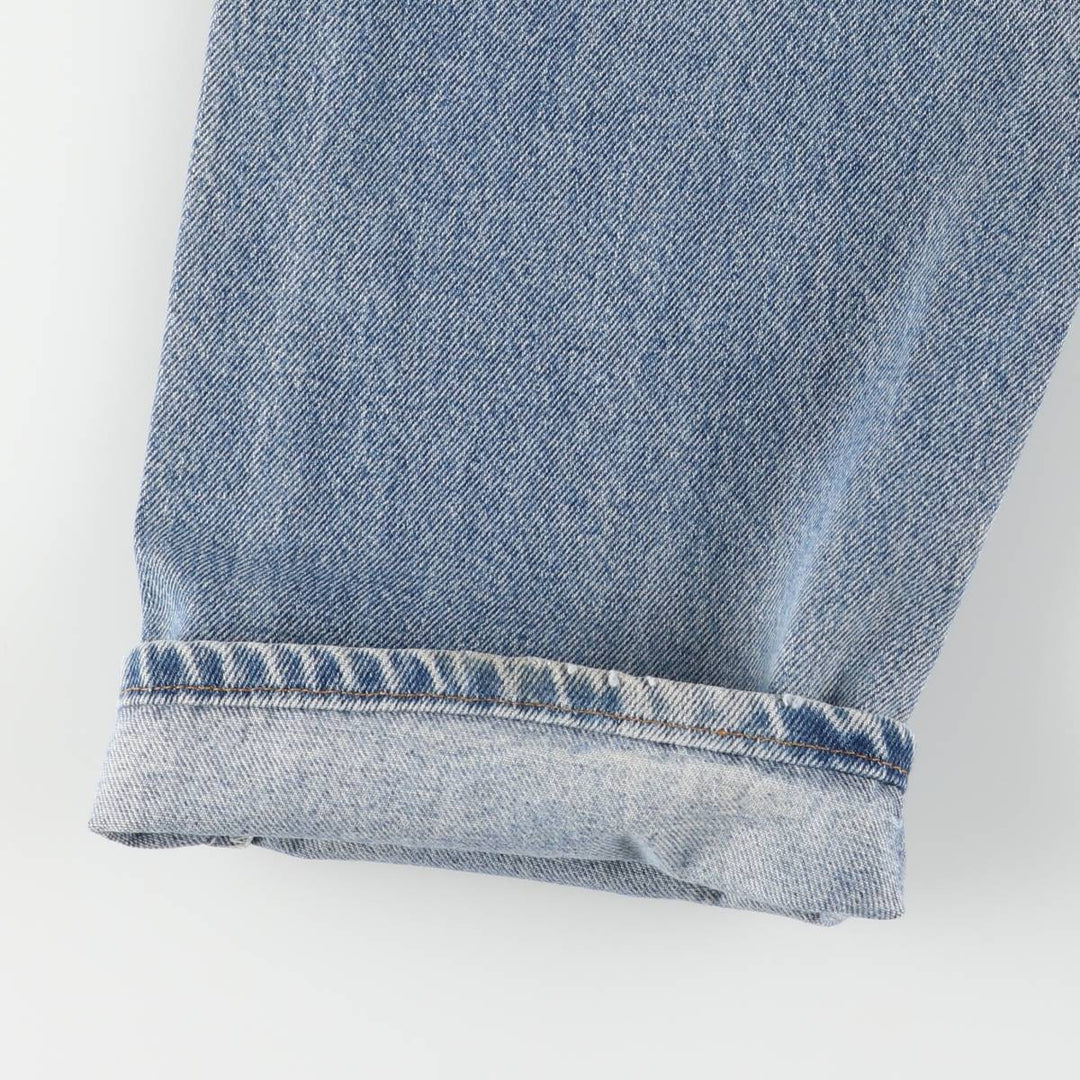 90'S Levi's 565-4891 Tapered Denim Pants, Made in USA, Men's, Size W32, Vintage cotton blue type Vintage Second Hand