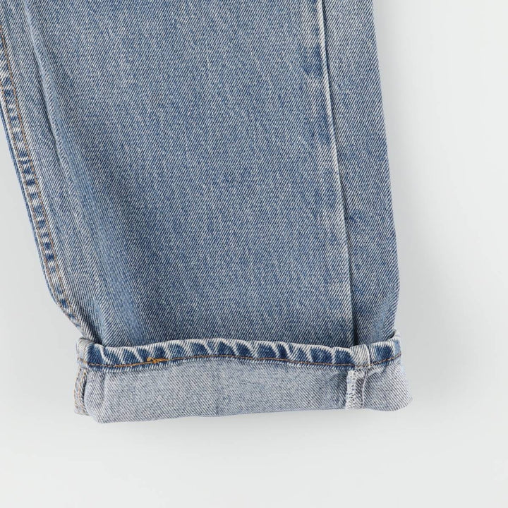 90'S Levi's 565-4891 Tapered Denim Pants, Made in USA, Men's, Size W32, Vintage cotton blue type Vintage Second Hand