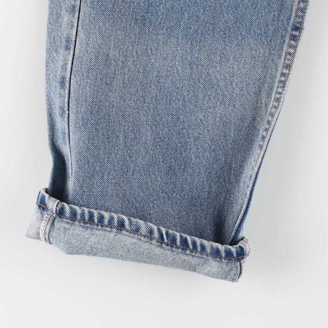90'S Levi's 565-4891 Tapered Denim Pants, Made in USA, Men's, Size W32, Vintage cotton blue type Vintage Second Hand