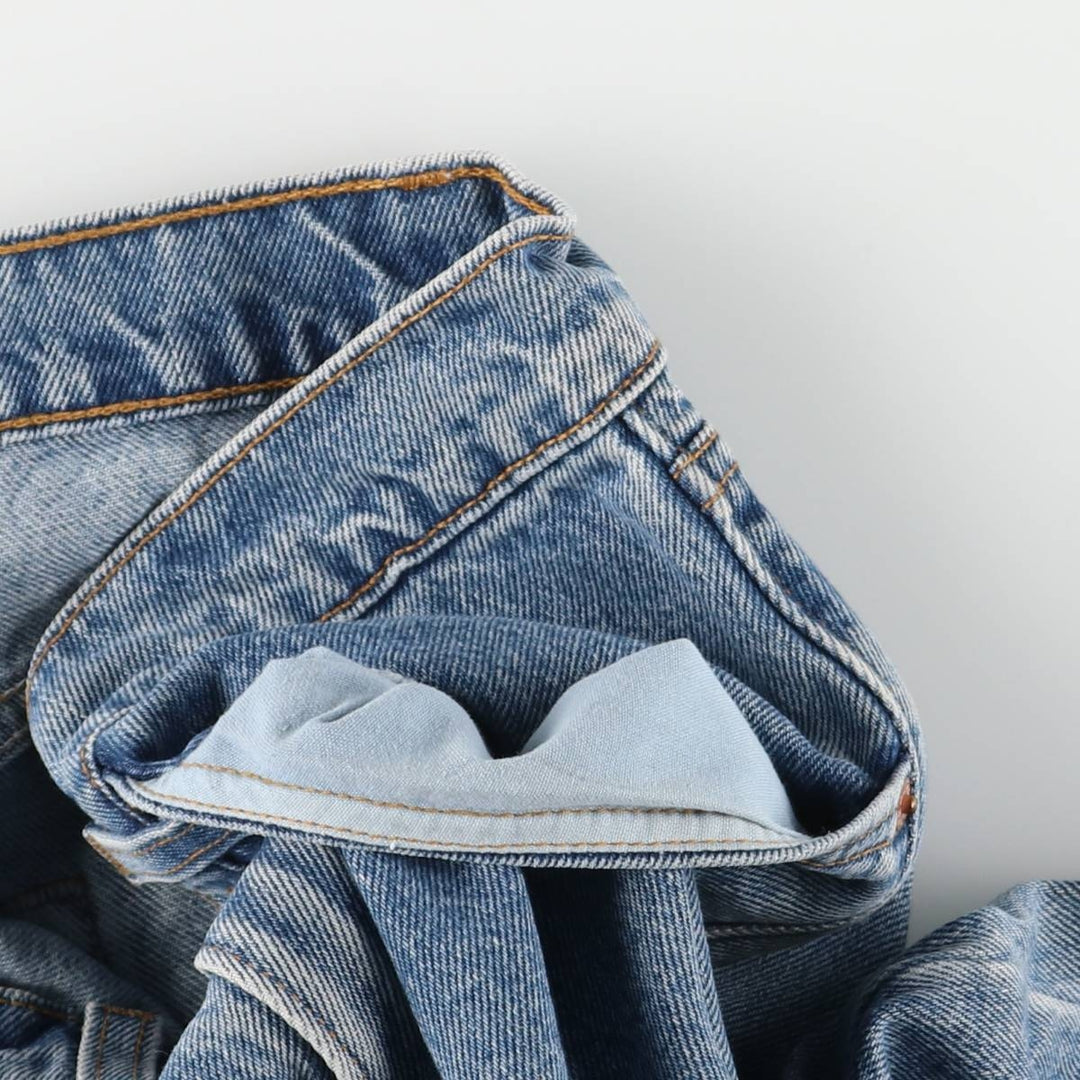 90'S Levi's 565-4891 Tapered Denim Pants, Made in USA, Men's, Size W32, Vintage cotton blue type Vintage Second Hand