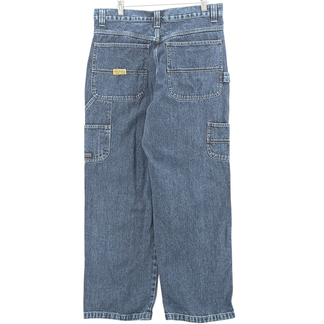 Wrangler Denim Painter Pants for Men, W33 equivalent cotton blue type Vintage Second Hand