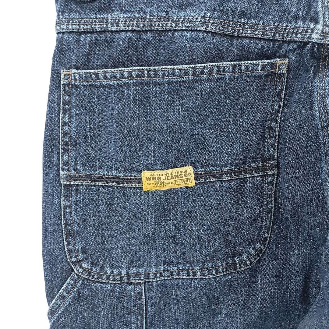 Wrangler Denim Painter Pants for Men, W33 equivalent cotton blue type Vintage Second Hand