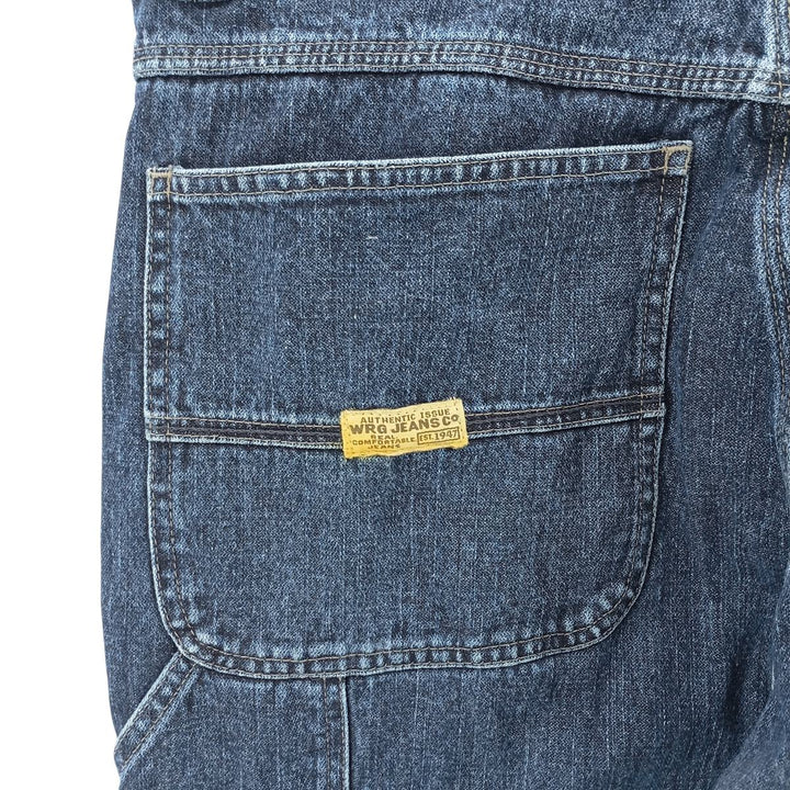 Wrangler Denim Painter Pants for Men, W33 equivalent cotton blue type Vintage Second Hand