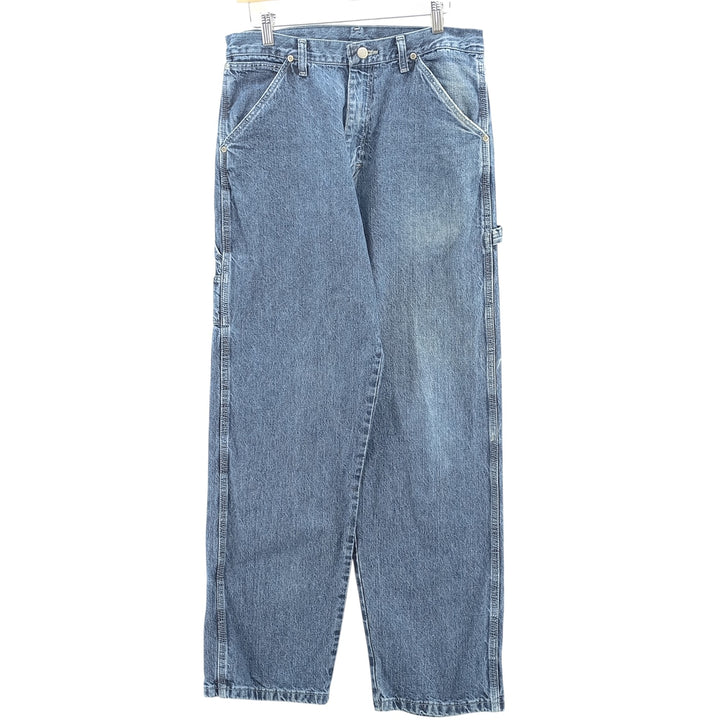 Wrangler Denim Painter Pants for Men, W32 equivalent cotton blue type Vintage Second Hand