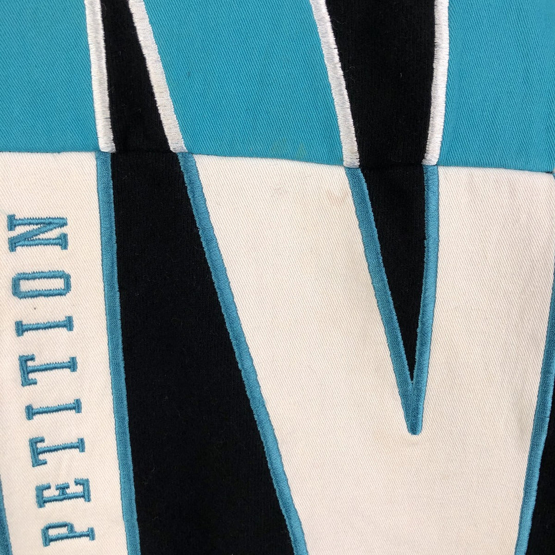 Nautica Competition Logo Sweatshirt, Men's Size M cotton black type Vintage Second Hand