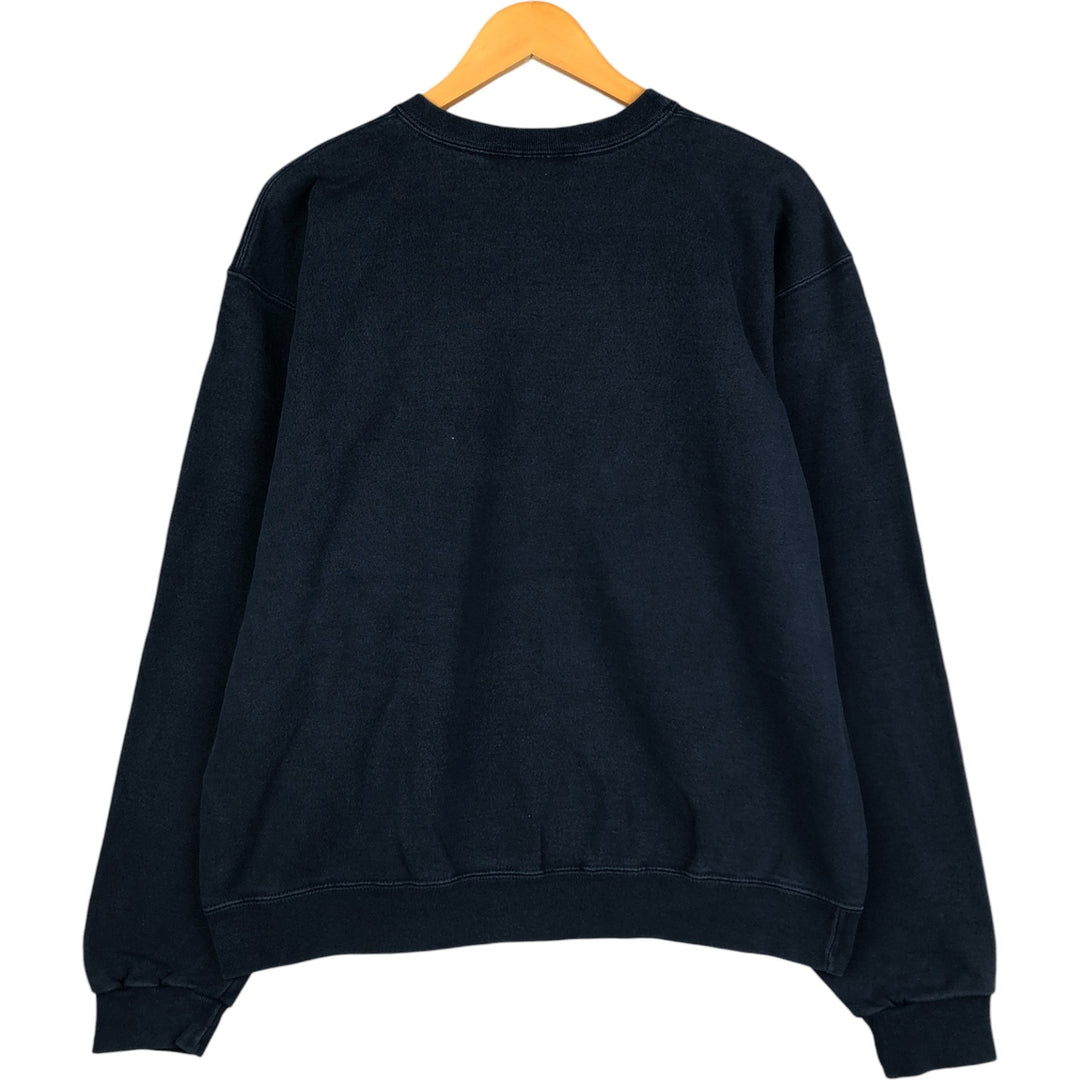 2000'S Champion Authentic Athletic Apparel NFL Denver Broncos Sweatshirt, Men's Size L cotton navy blue type Vintage Second Hand