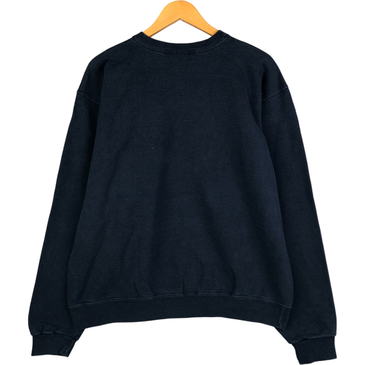 2000'S Champion Authentic Athletic Apparel NFL Denver Broncos Sweatshirt, Men's Size L cotton navy blue type Vintage Second Hand