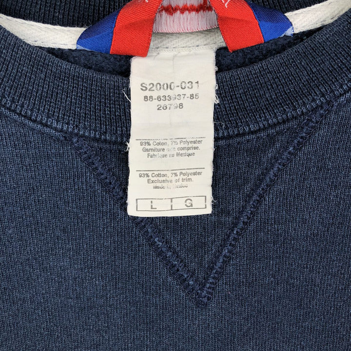 2000'S Champion Authentic Athletic Apparel NFL Denver Broncos Sweatshirt, Men's Size L cotton navy blue type Vintage Second Hand