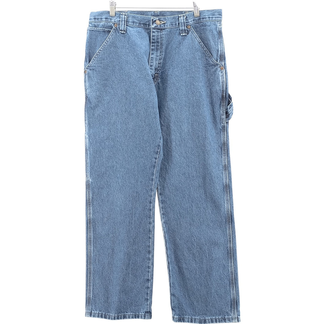 00'S Wrangler Denim Painter Pants Men's W34 cotton blue type Vintage Second Hand