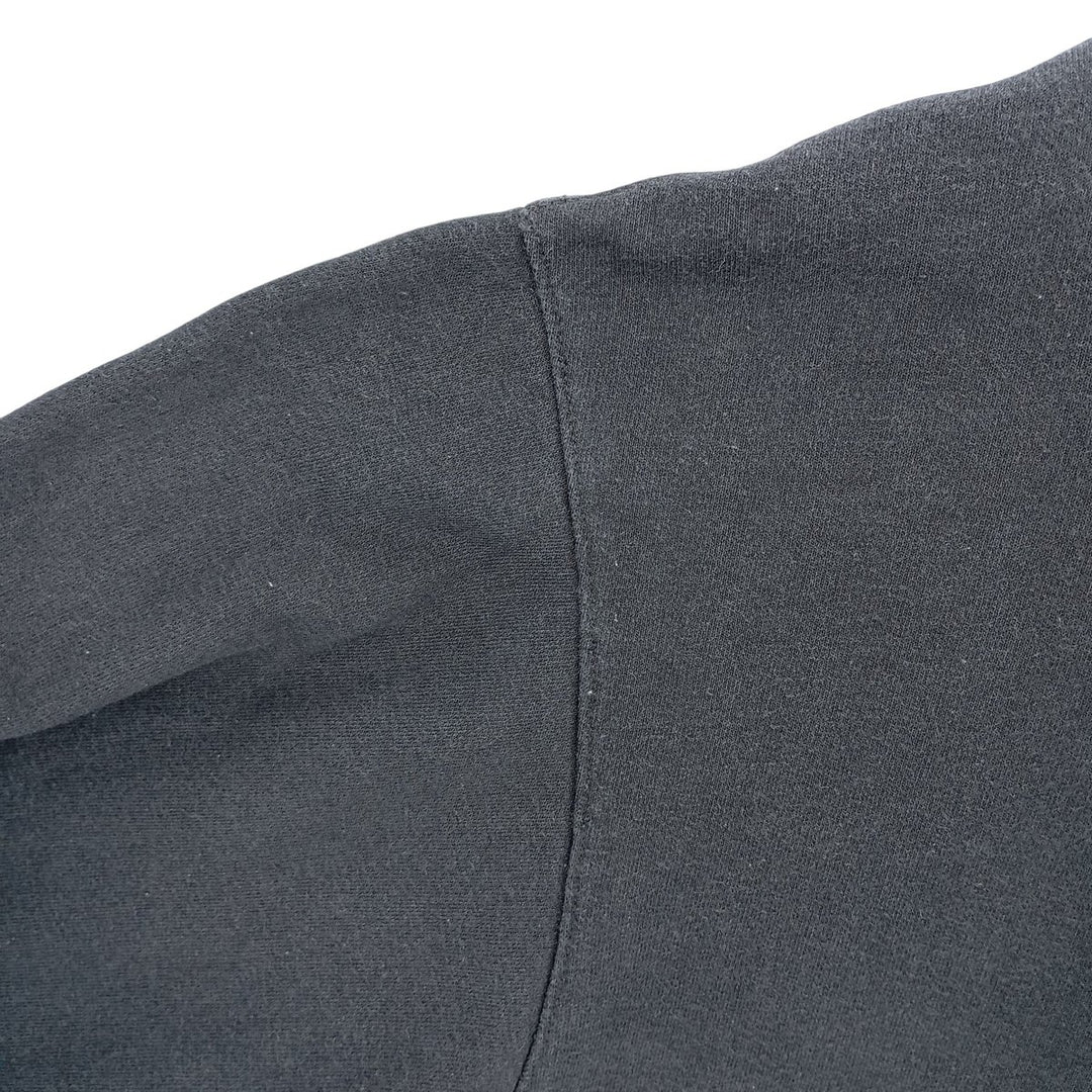 Champion plain blank sweatshirt, men's size L cotton black type Vintage Second Hand