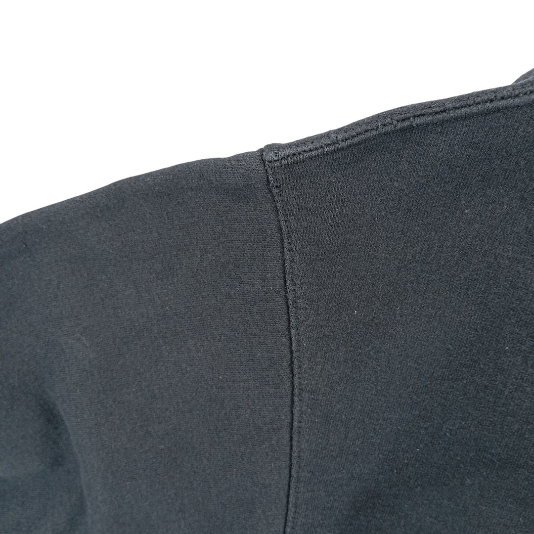 Champion plain blank sweatshirt, men's size L cotton black type Vintage Second Hand