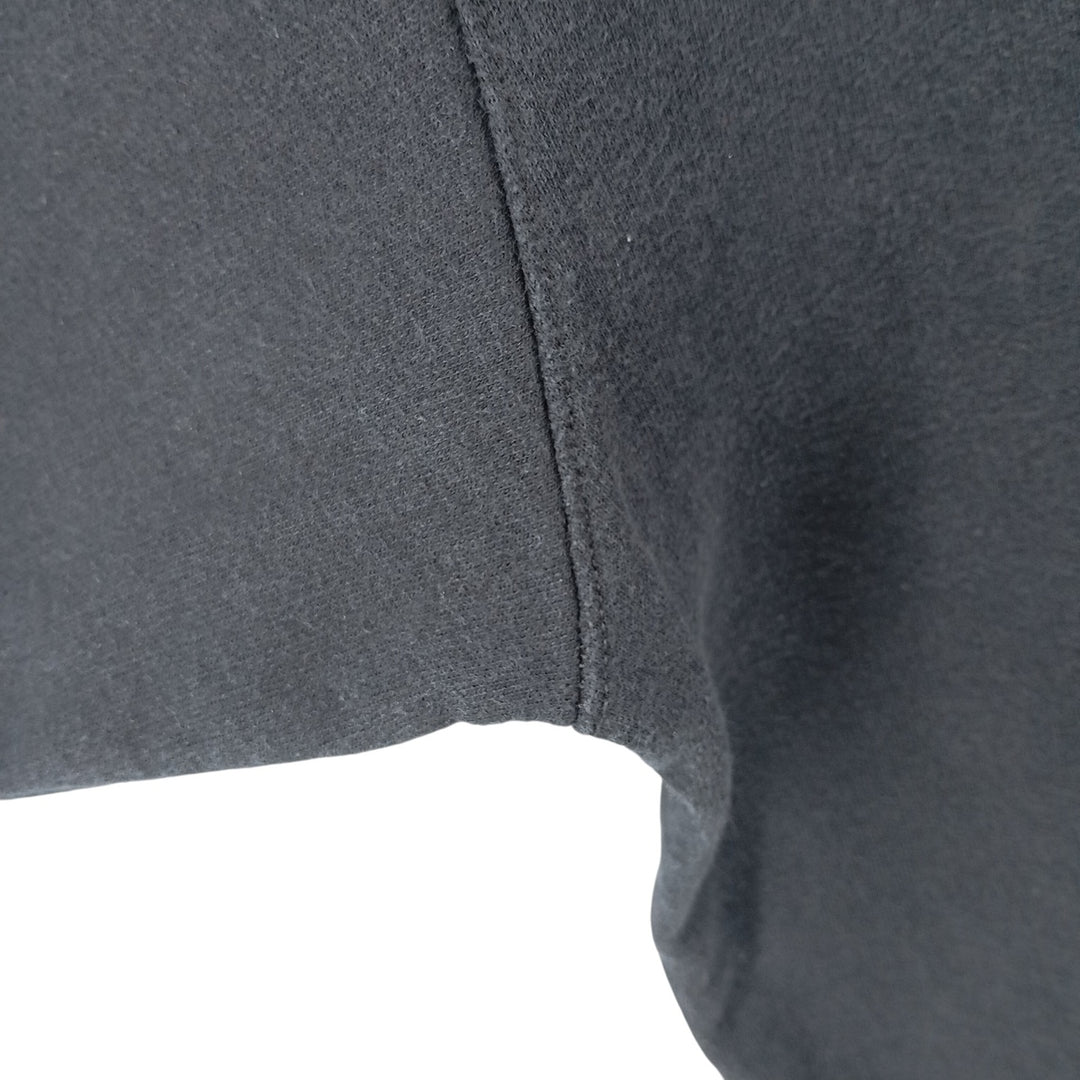 Champion plain blank sweatshirt, men's size L cotton black type Vintage Second Hand