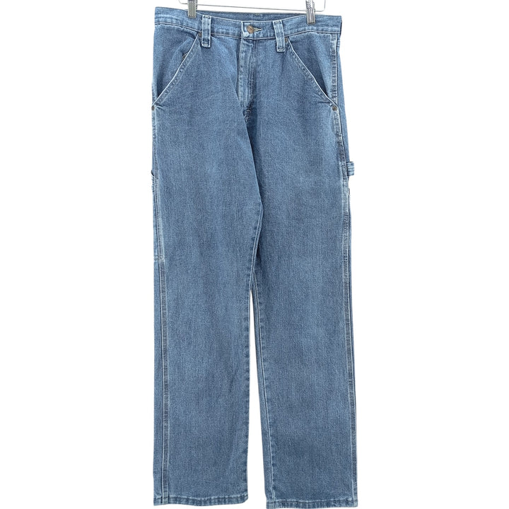 00'S Wrangler Denim Painter Pants Men's W31 equivalent cotton blue type Vintage Second Hand