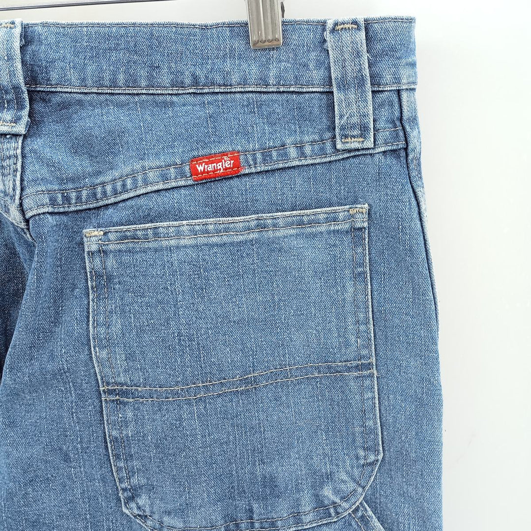 00'S Wrangler Denim Painter Pants Men's W31 equivalent cotton blue type Vintage Second Hand