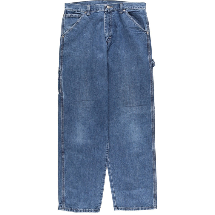 00'S Wrangler CARPENTER denim painter pants for men, equivalent to W32 cotton blue type Vintage Second Hand