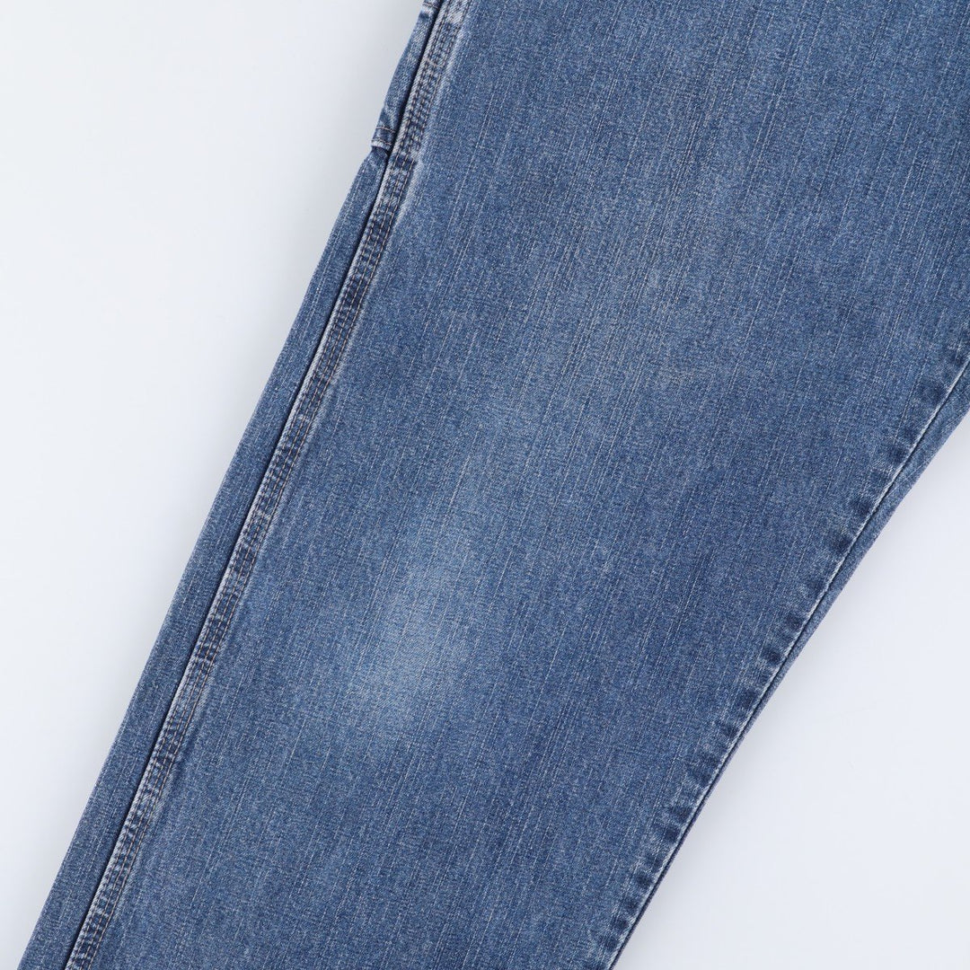 00'S Wrangler CARPENTER denim painter pants for men, equivalent to W32 cotton blue type Vintage Second Hand