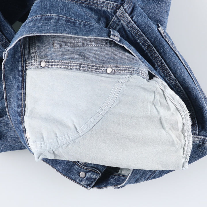 00'S Wrangler CARPENTER denim painter pants for men, equivalent to W32 cotton blue type Vintage Second Hand