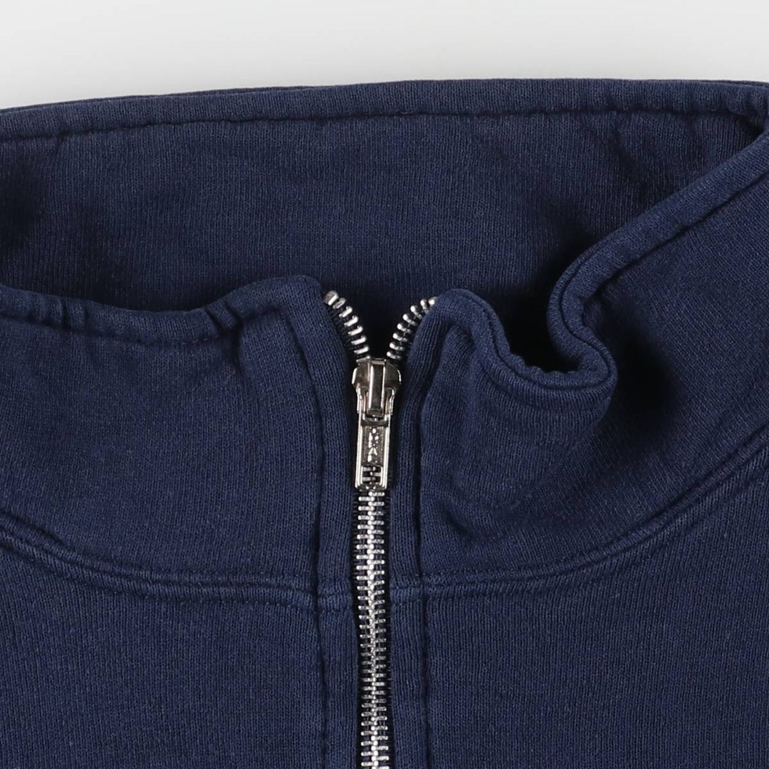 2000'S ~ Russell Dri-POWER Half-Zip Sweatshirt, Men's XXL cotton navy blue type Vintage Second Hand