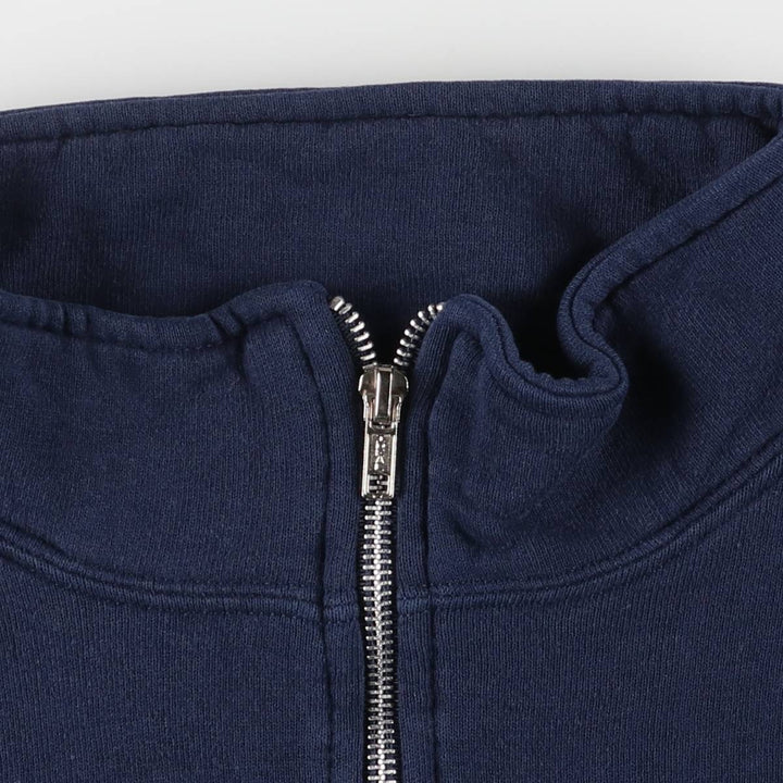 2000'S ~ Russell Dri-POWER Half-Zip Sweatshirt, Men's XXL cotton navy blue type Vintage Second Hand