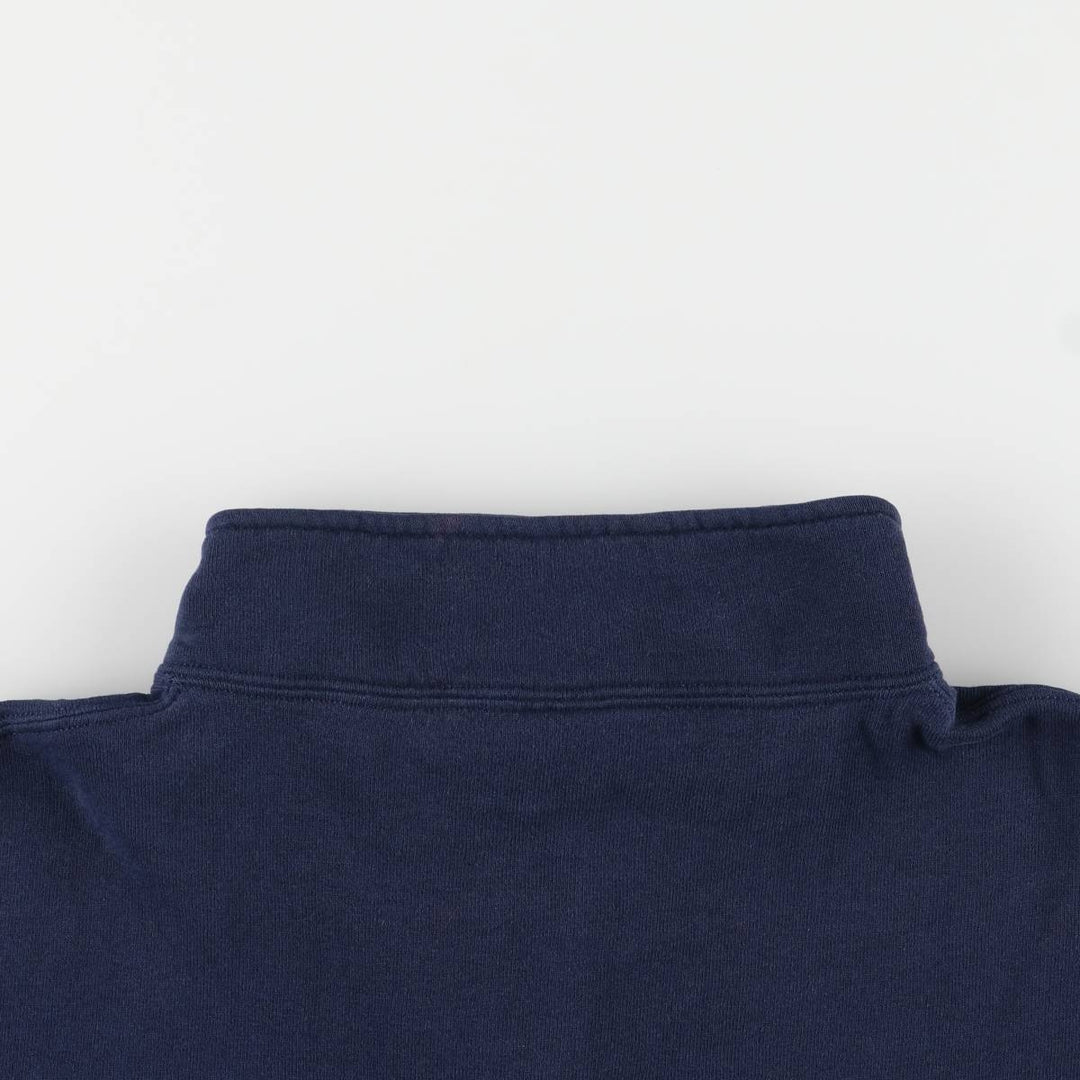 2000'S ~ Russell Dri-POWER Half-Zip Sweatshirt, Men's XXL cotton navy blue type Vintage Second Hand