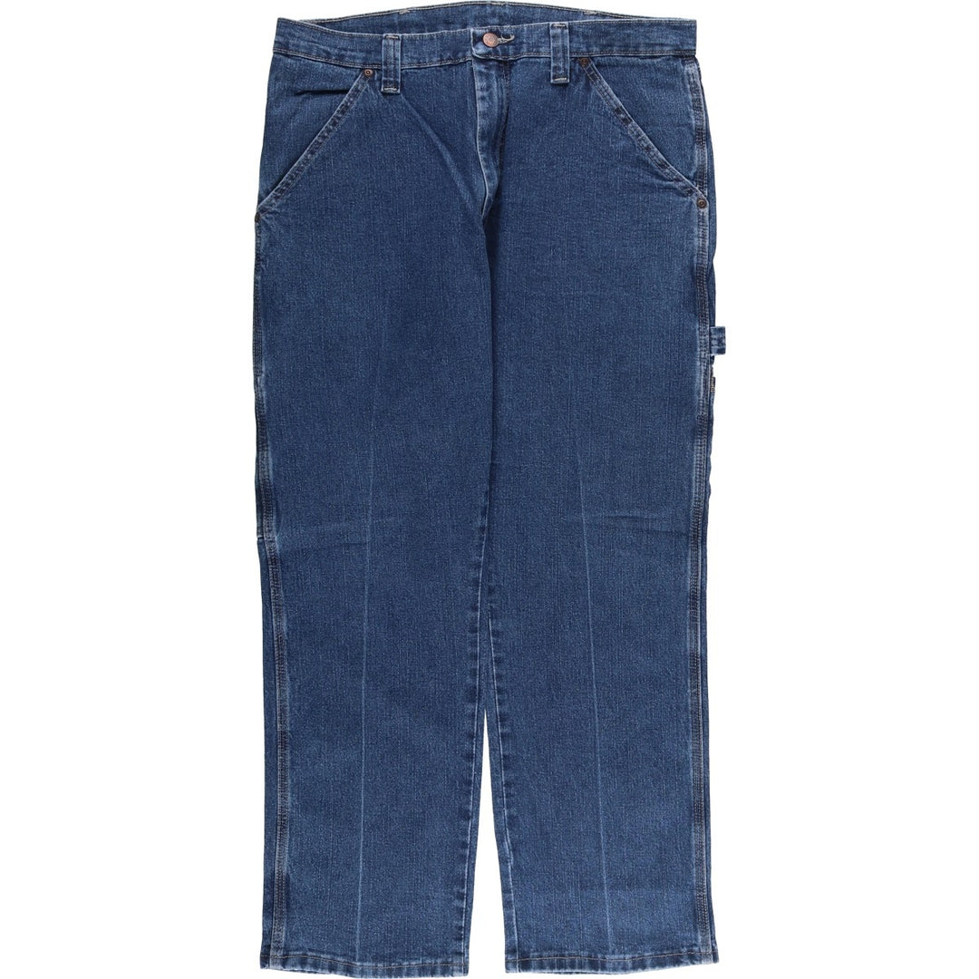 Wrangler Denim Painter Pants for Men, W35 cotton blue type Vintage Second Hand