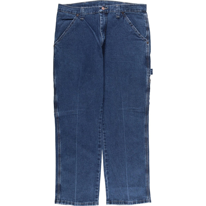 Wrangler Denim Painter Pants for Men, W35 cotton blue type Vintage Second Hand