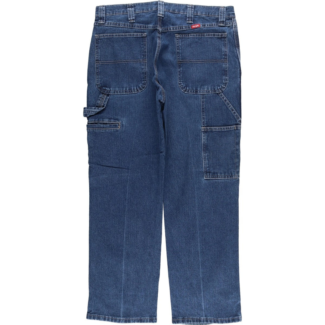 Wrangler Denim Painter Pants for Men, W35 cotton blue type Vintage Second Hand