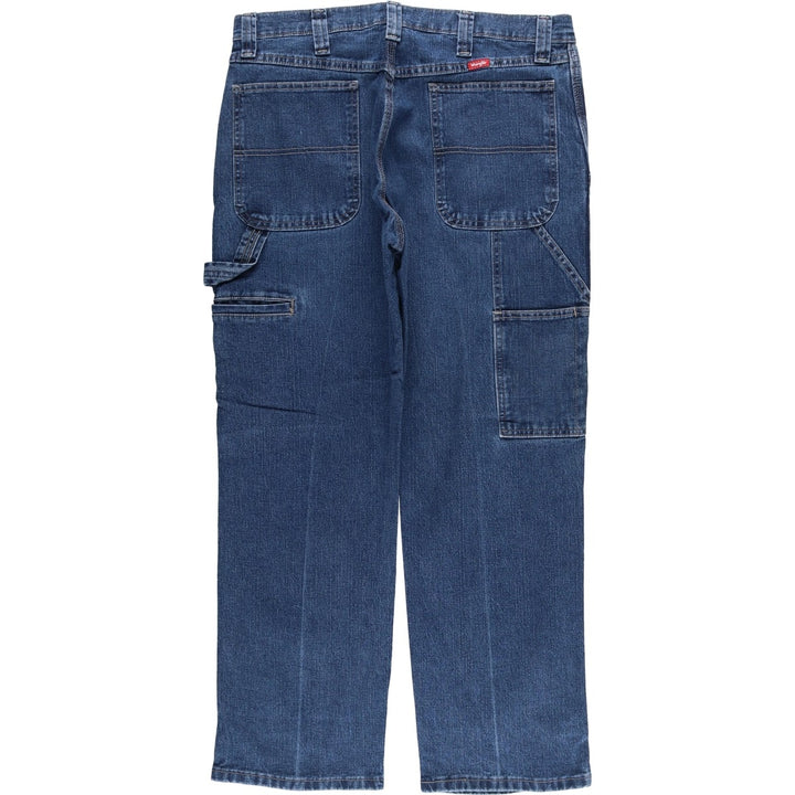 Wrangler Denim Painter Pants for Men, W35 cotton blue type Vintage Second Hand