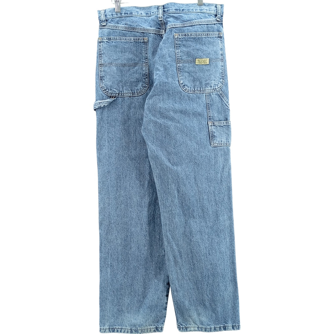 Wrangler HERO Denim Painter Pants, Men's, Size W33 cotton blue type Vintage Second Hand