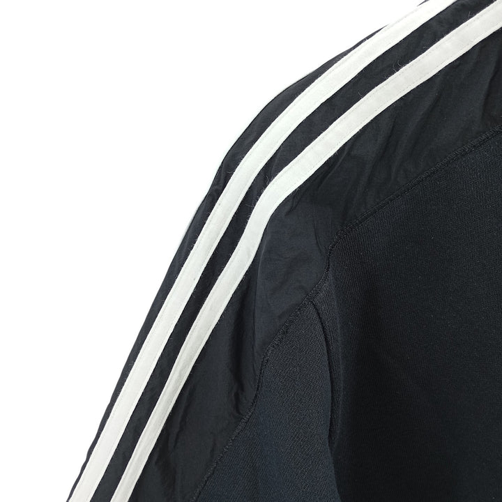 Adidas Originals logo sweatshirt, men's size M cotton black type Vintage Second Hand