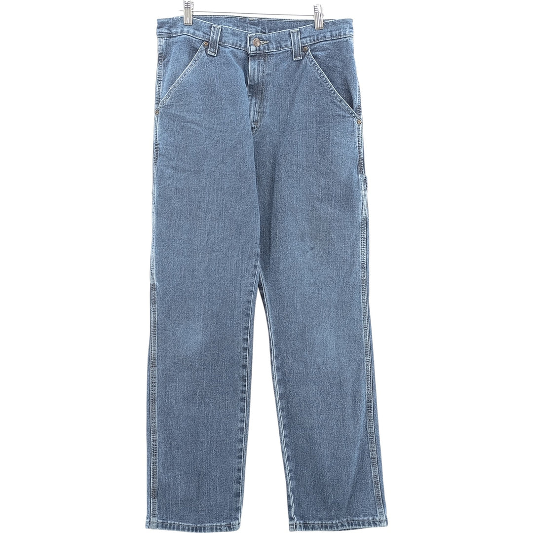 00'S Wrangler Denim Painter Pants Men's W34 cotton blue type Vintage Second Hand