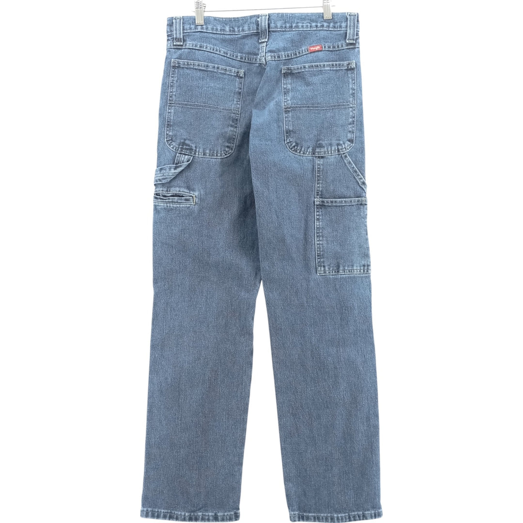 00'S Wrangler Denim Painter Pants Men's W34 cotton blue type Vintage Second Hand