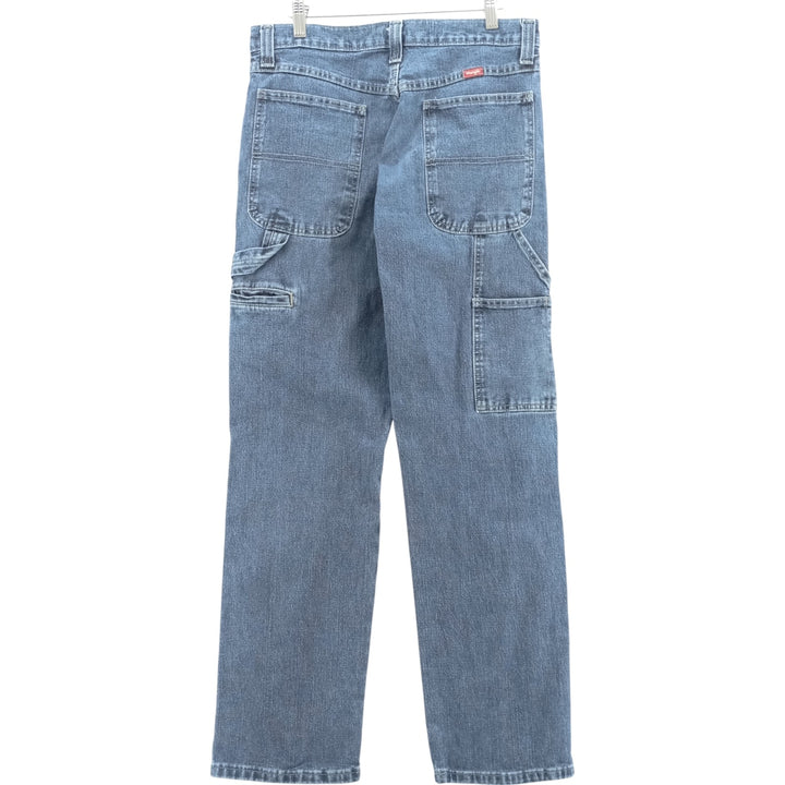 00'S Wrangler Denim Painter Pants Men's W34 cotton blue type Vintage Second Hand