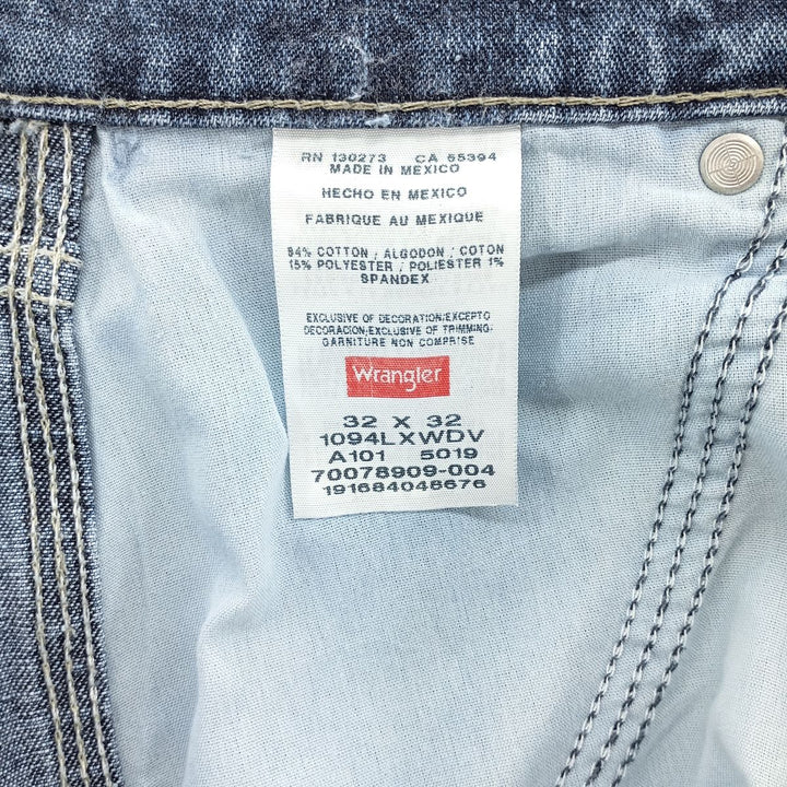 00'S Wrangler Denim Painter Pants Men's W34 cotton blue type Vintage Second Hand