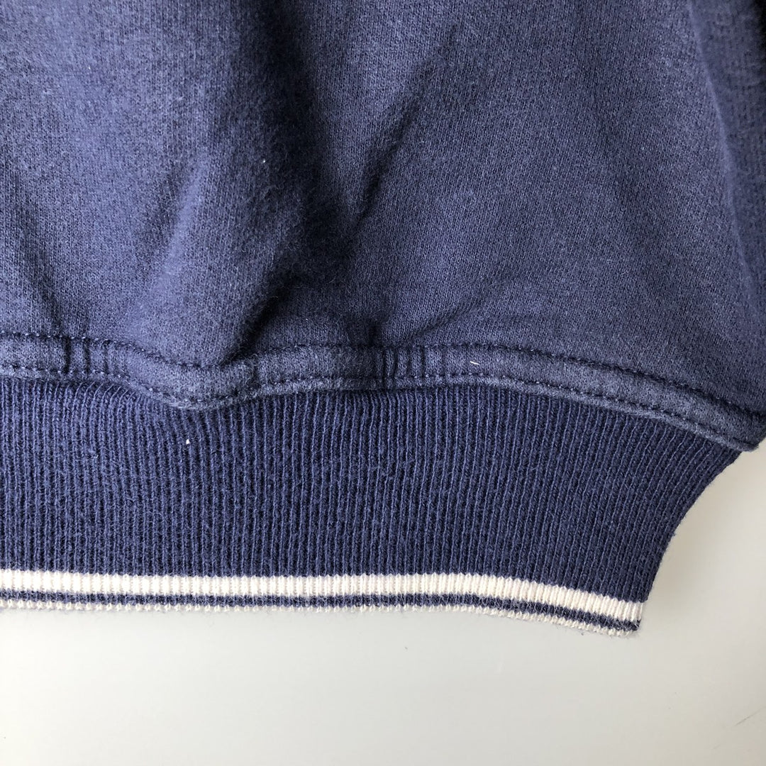 2000'S Jerzees Z-Class plain blank sweatshirt, men's size L cotton navy blue type Vintage Second Hand
